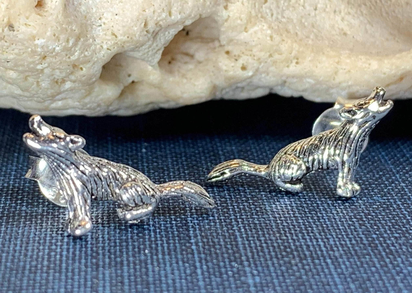 Howling Wolf Earrings - 