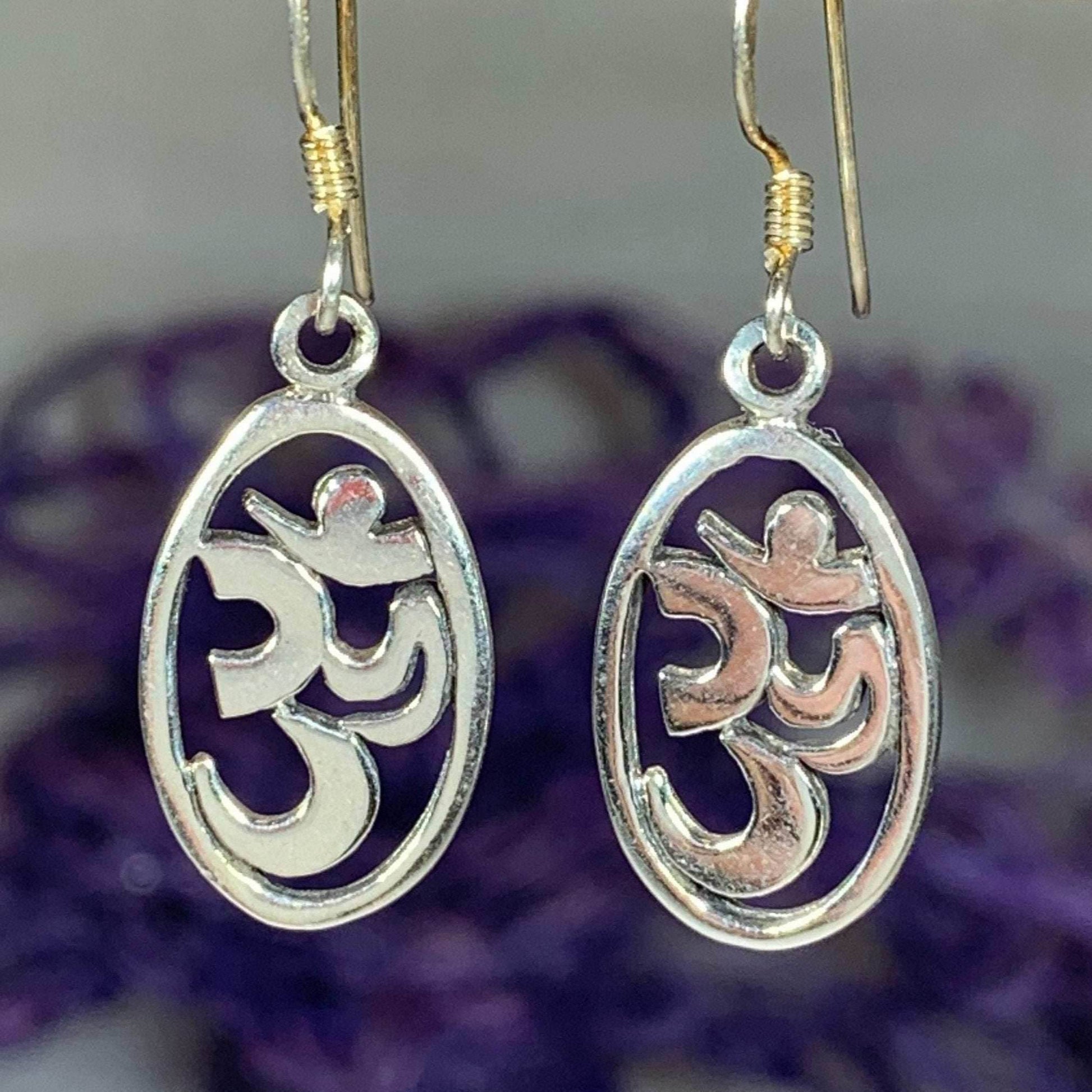 Petite Om Earrings - 