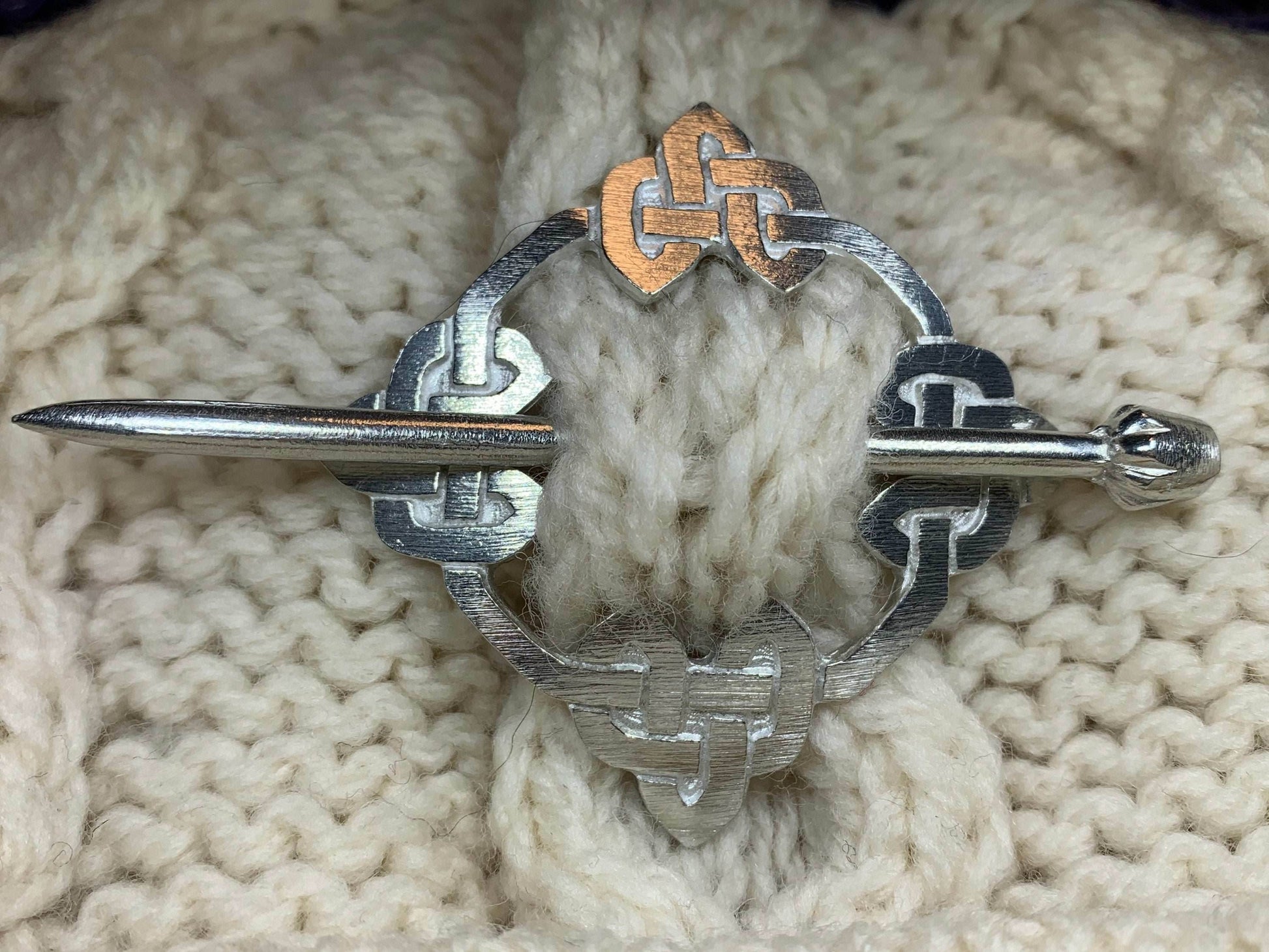 Ailsa Celtic Scarf Ring - 