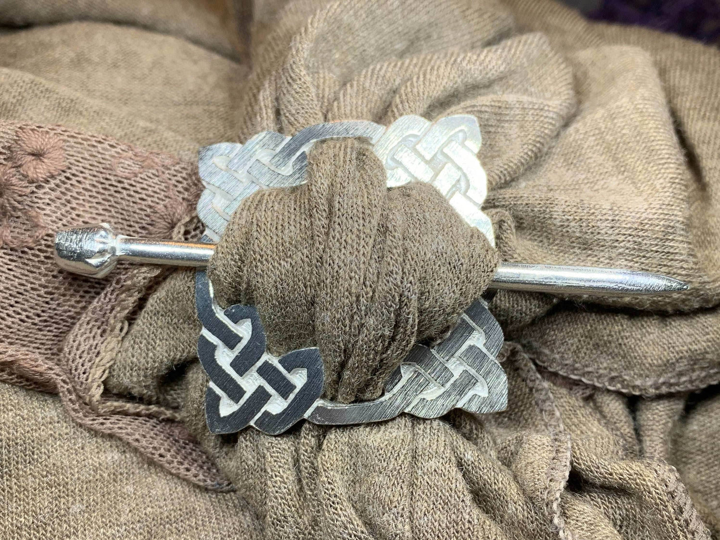 Ailsa Celtic Scarf Ring - 