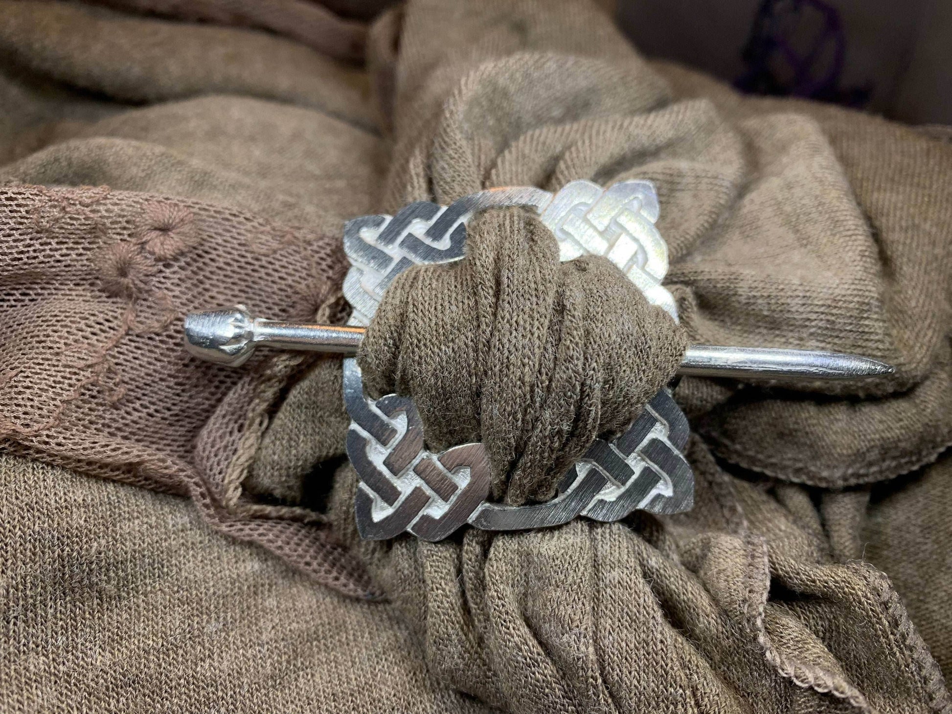 Ailsa Celtic Scarf Ring - 