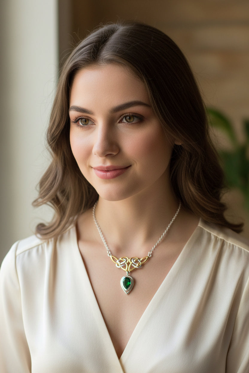 Celtic Double Knot Necklace