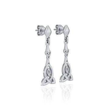 Mother's Knotwork Celtic Earrings - 
