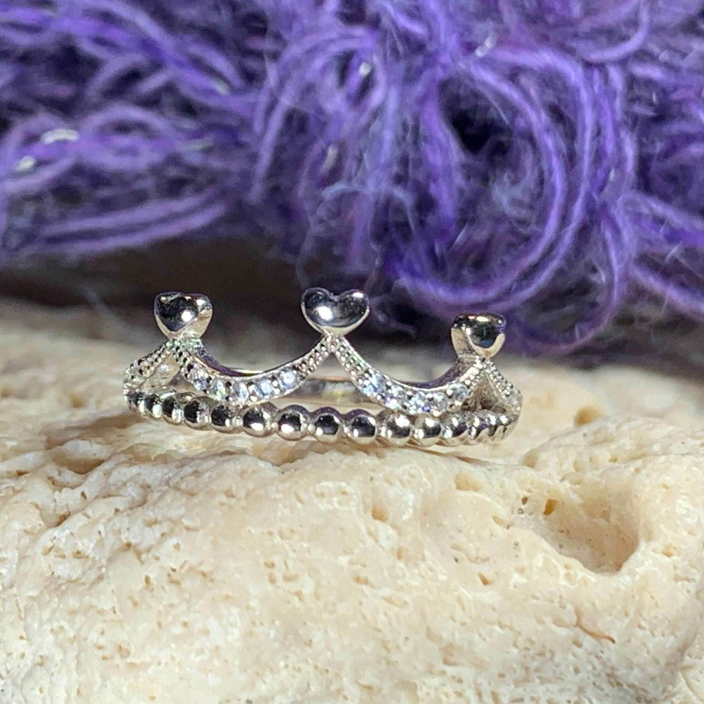 Crown Sparkle Ring - 4