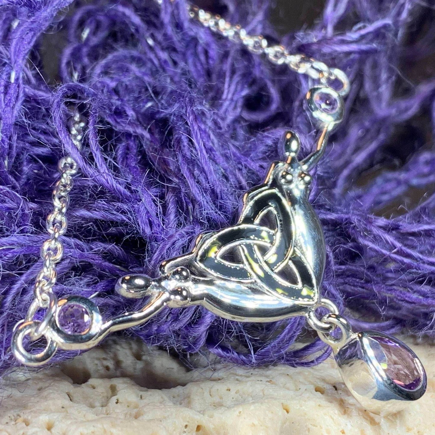 Trinity Knot Goddess Necklace - 
