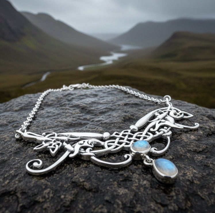 Aife Goddess Celtic Knot Necklace