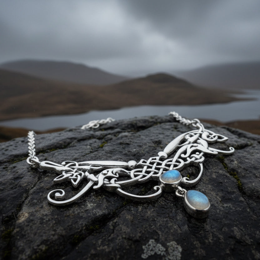 Aife Goddess Celtic Knot Necklace