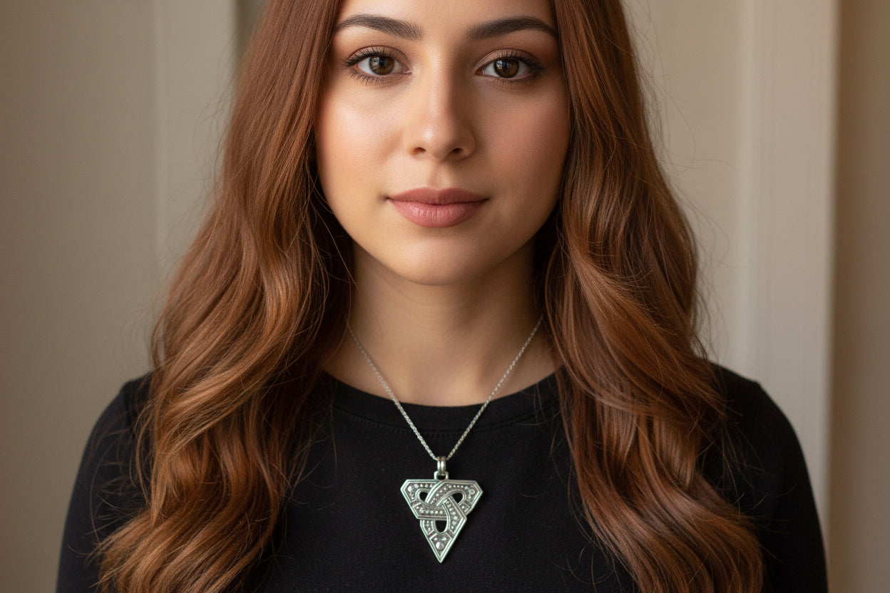 Inner Strength Trinity Knot Necklace