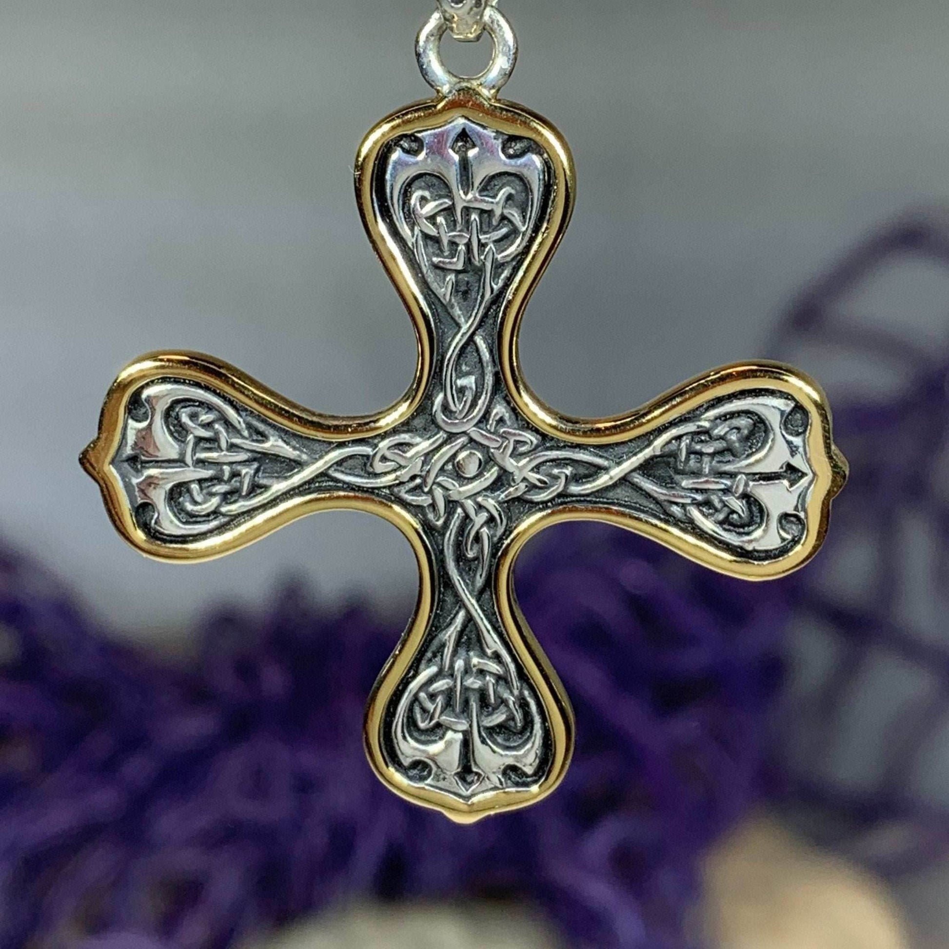 Alfred Celtic Cross Necklace - 18