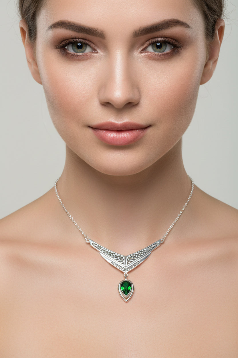 Celtic Chevron Necklace