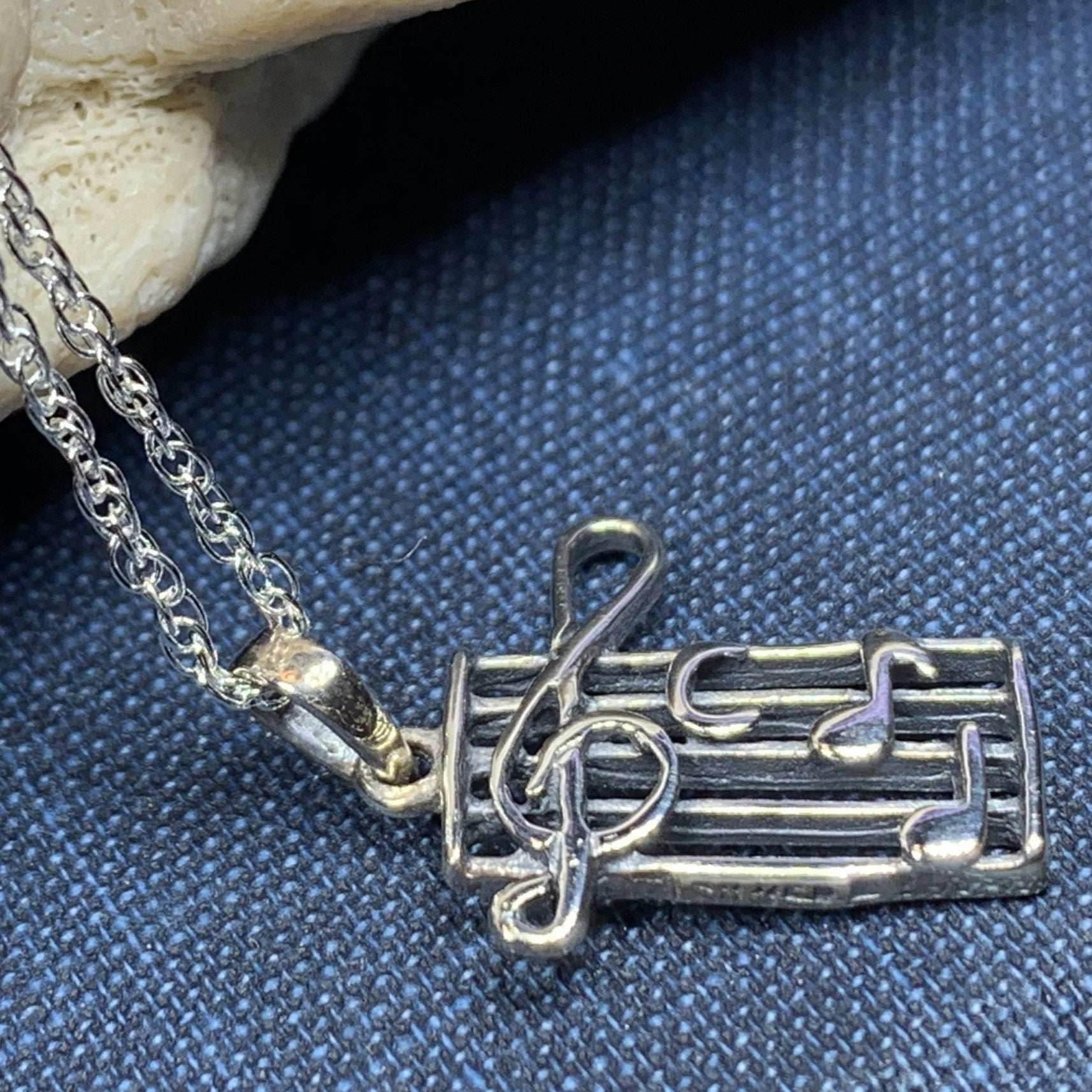 Music Notes Necklace - 