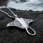 Celtic Manta Ray Necklace