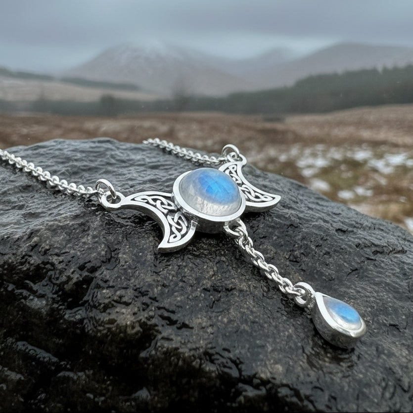 Celtic Moon Necklace