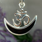 Moon Om Necklace - Black Onyx
