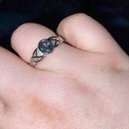 Andie Trinity Knot Ring - 4 / Pink Sapphire
