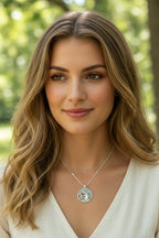 Solstice Tree of Life Silver Necklace