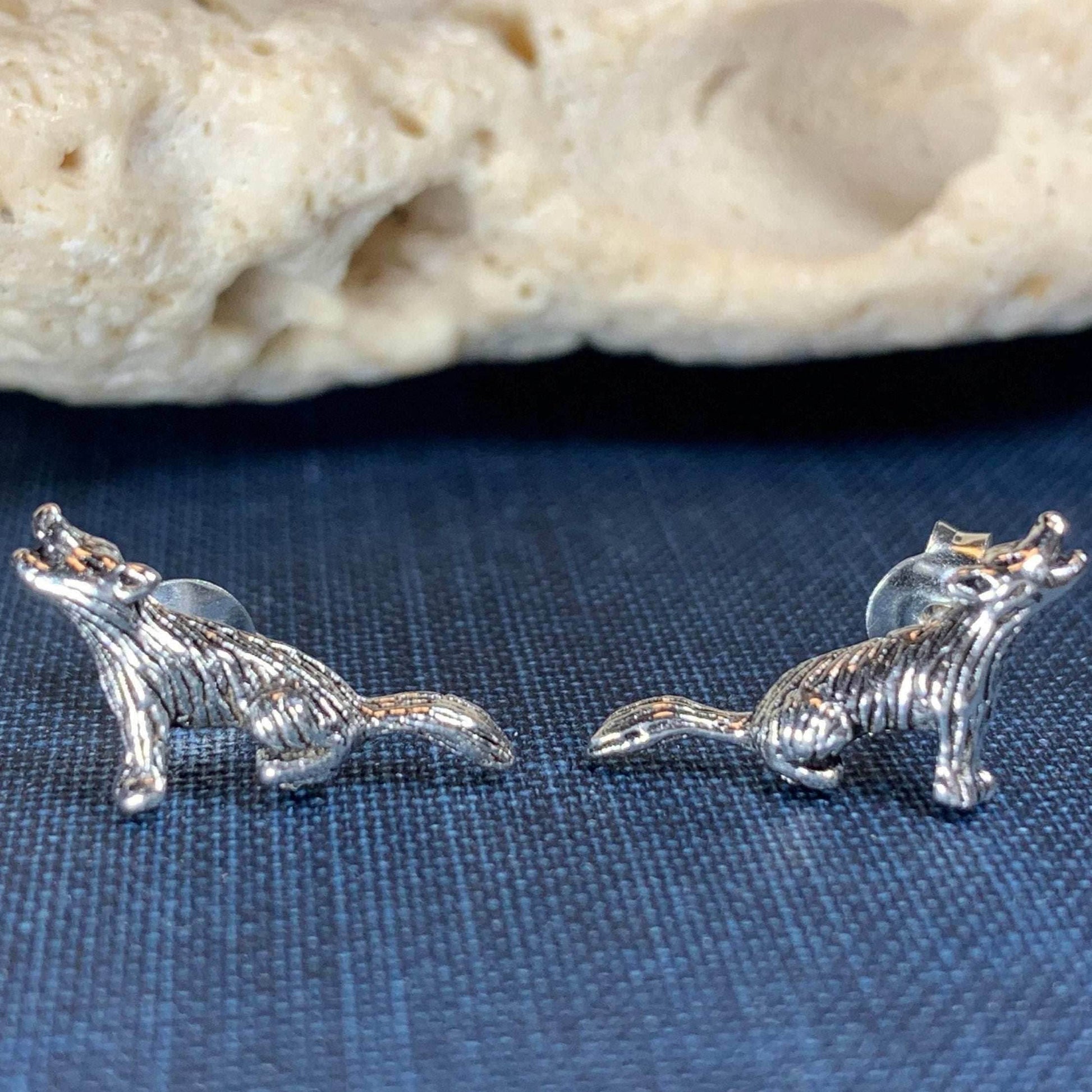 Howling Wolf Earrings - 