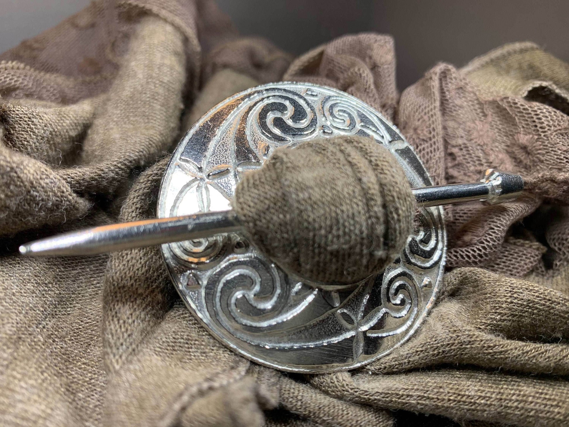 Blair Celtic Scarf Ring - 