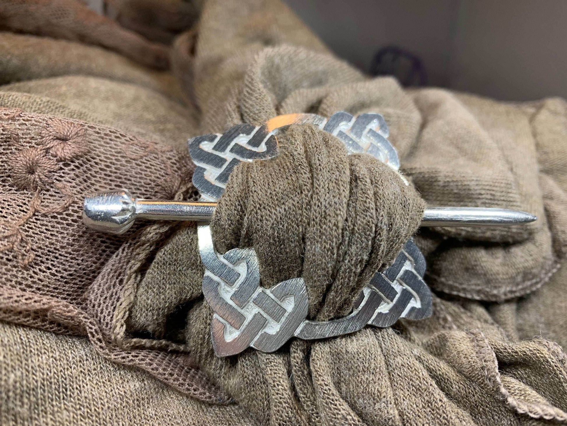 Ailsa Celtic Scarf Ring - 