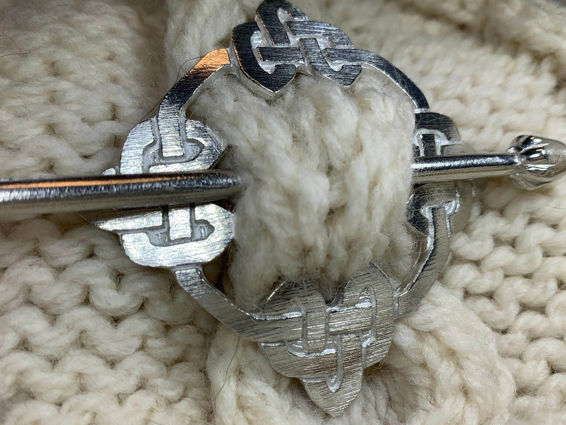 Ailsa Celtic Scarf Ring - 