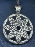 Celtic Knot Flower Necklace - 