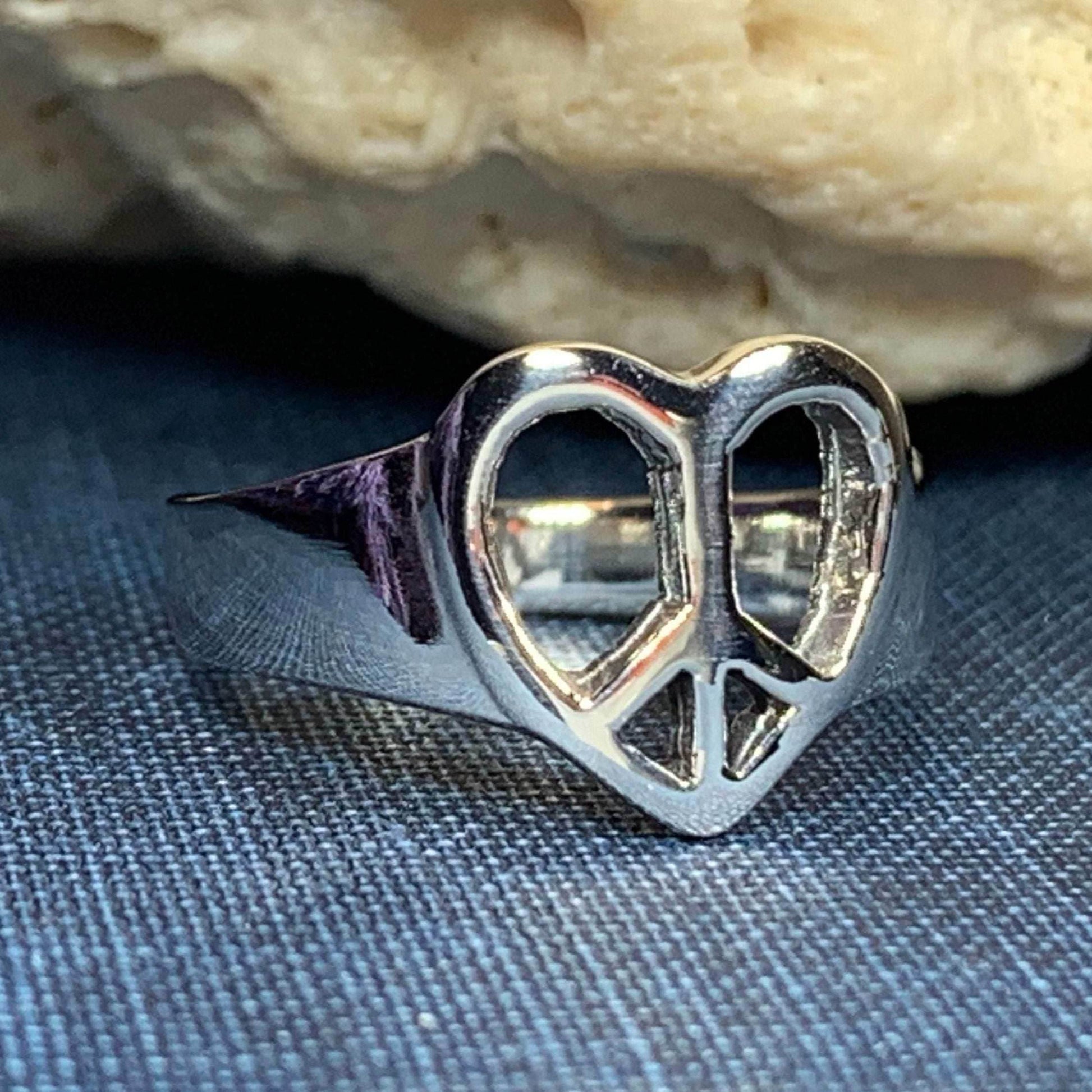 Peace Sign Ring - 6