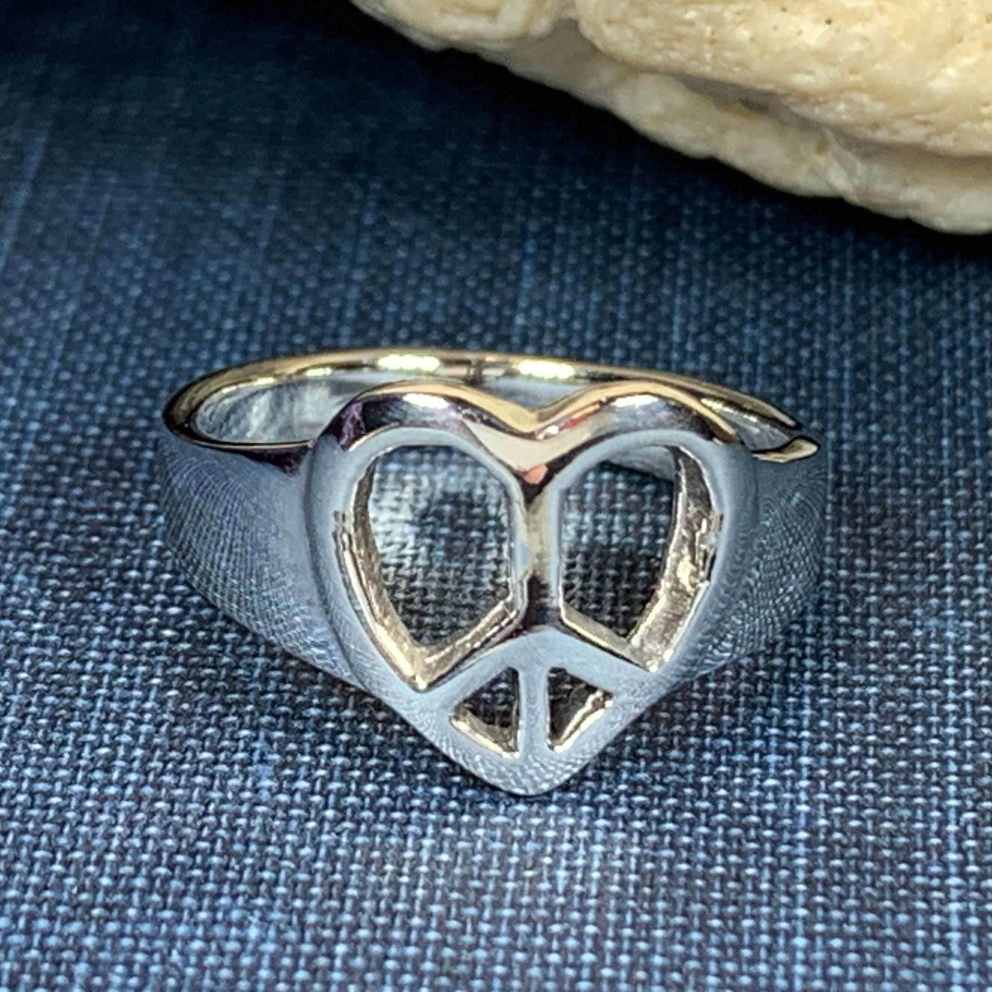 Peace Sign Ring - 6