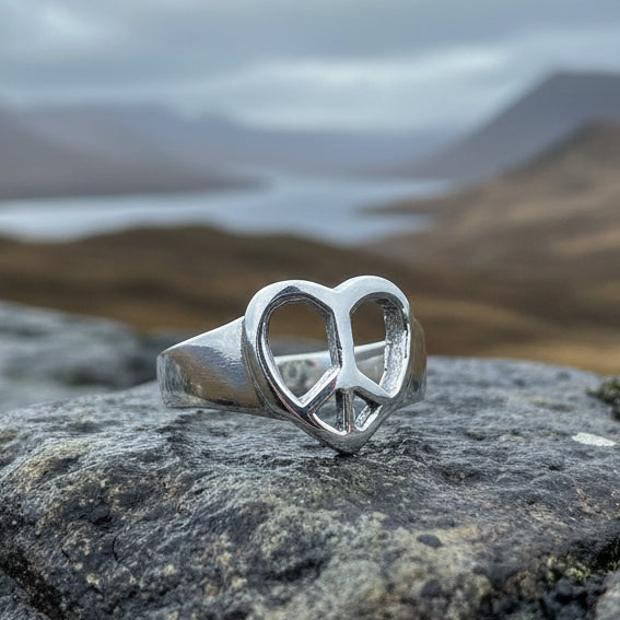 Peace Sign Ring