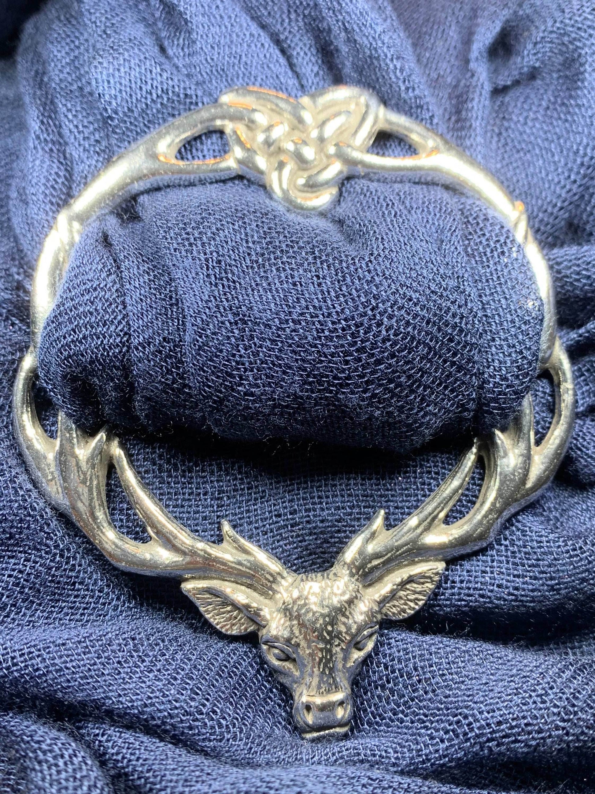 Woodland Stag Scarf Ring - 