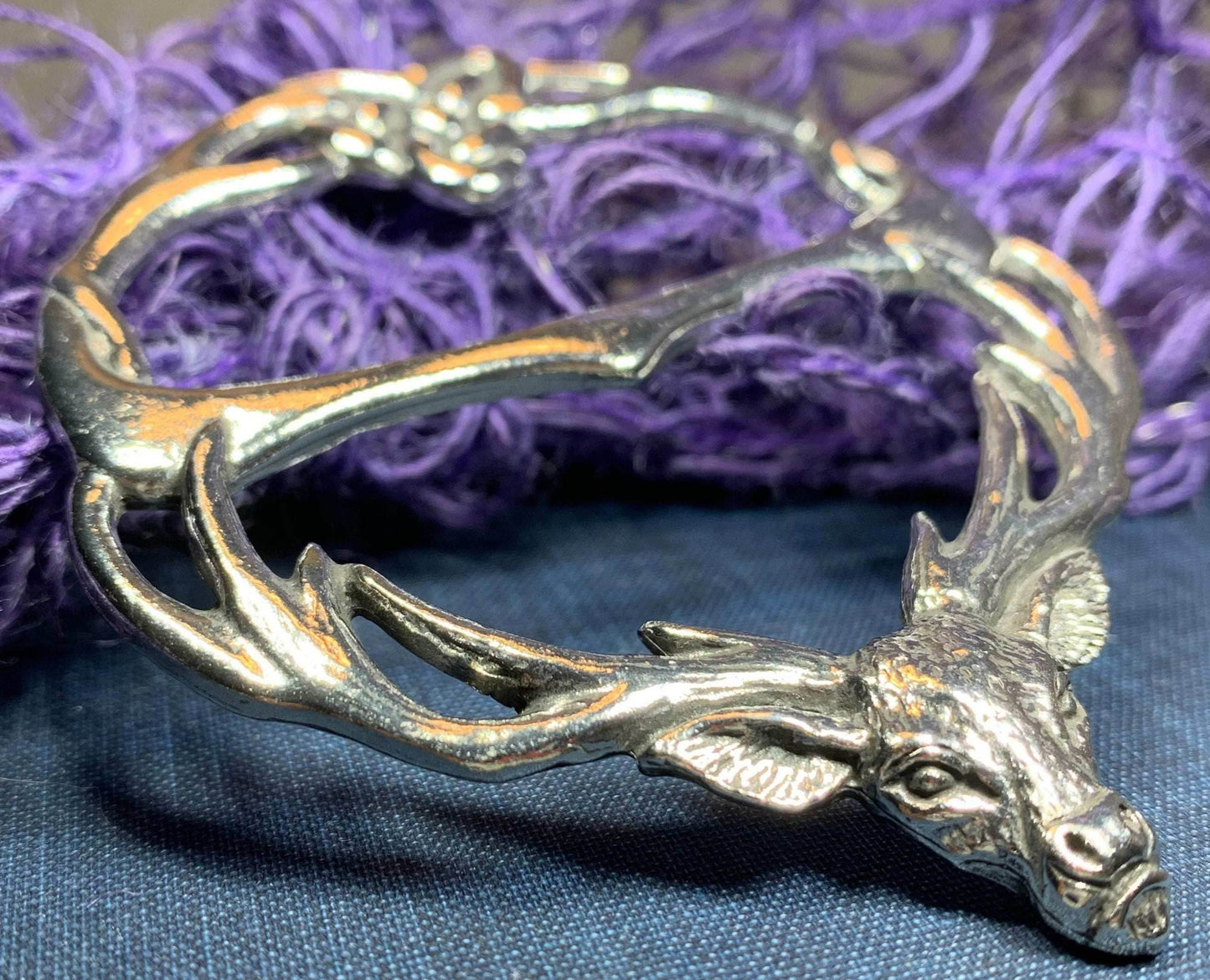 Woodland Stag Scarf Ring - 