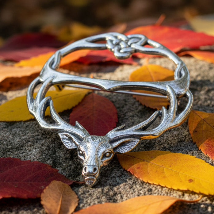 Woodland Stag Scarf Ring