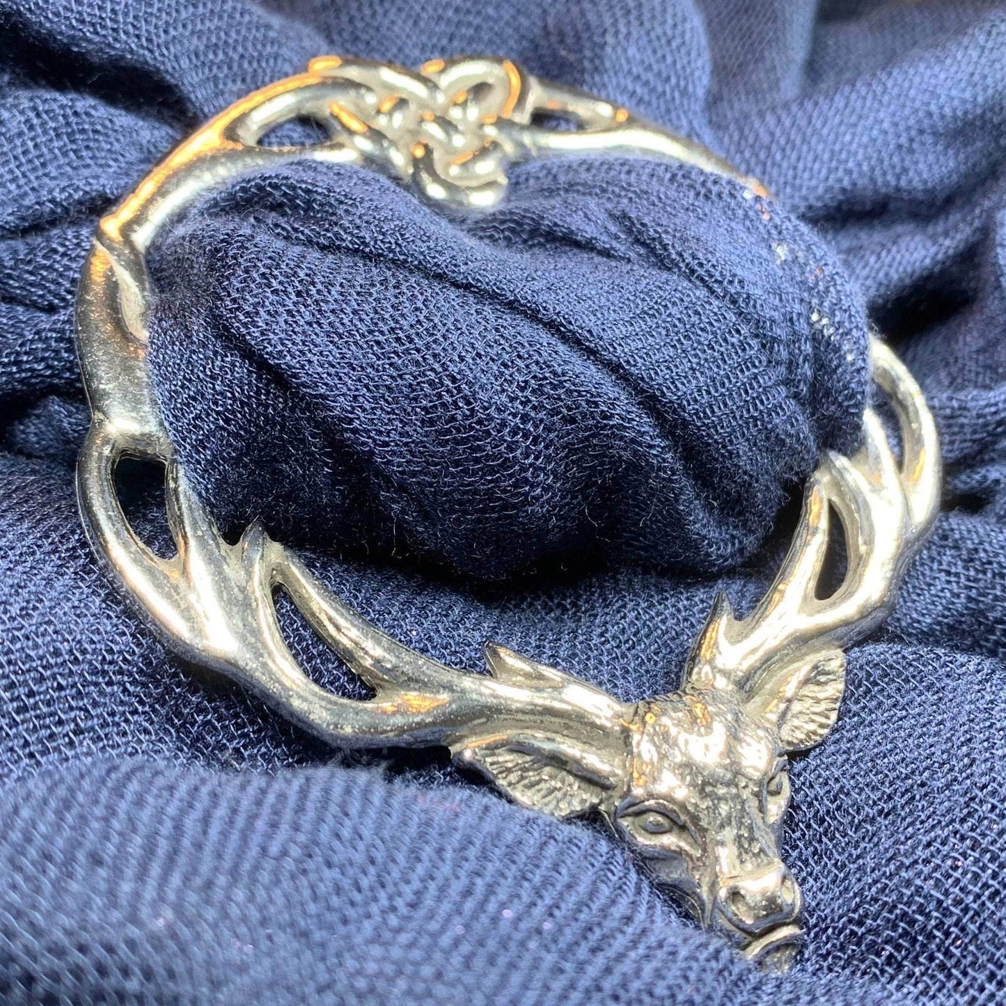 Woodland Stag Scarf Ring - 