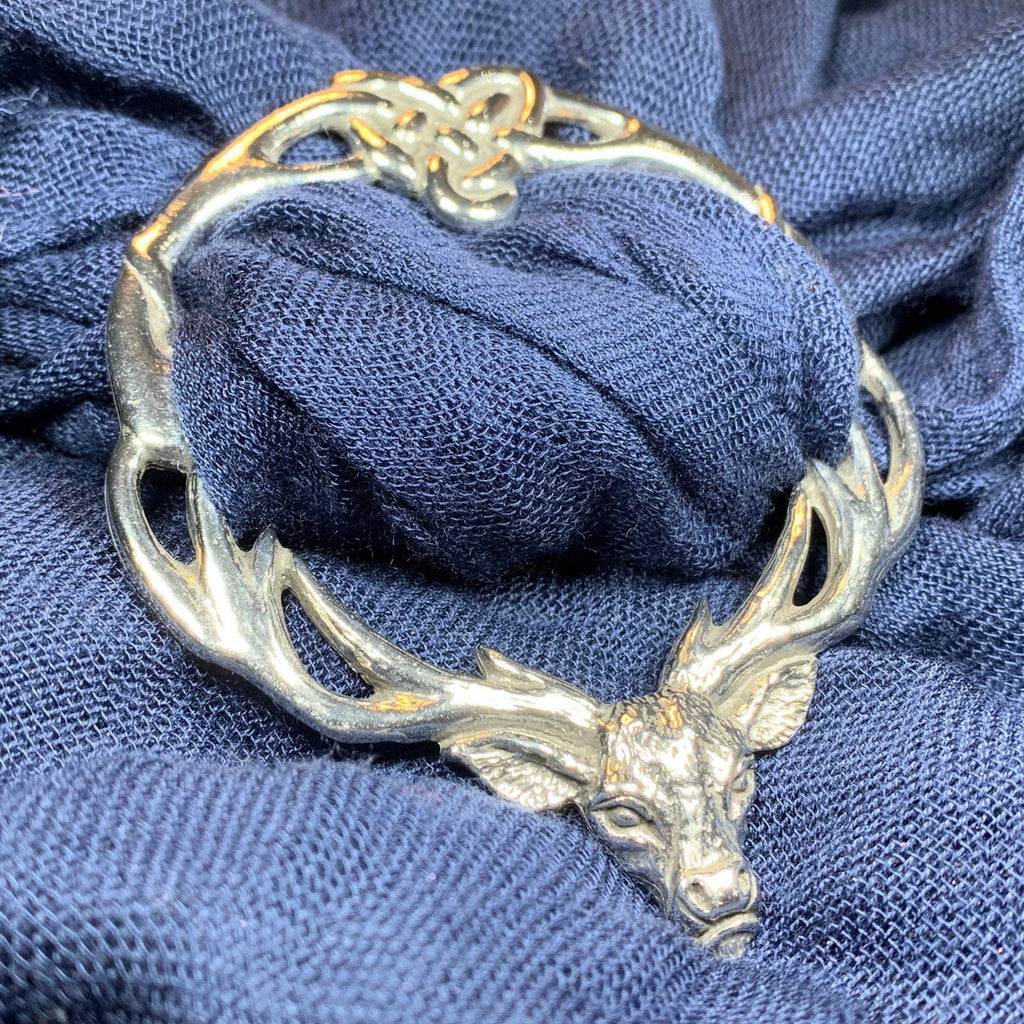 Woodland Stag Scarf Ring