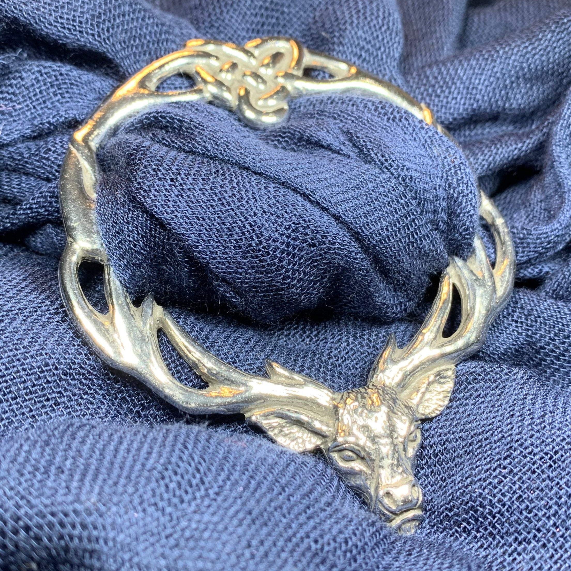 Woodland Stag Scarf Ring