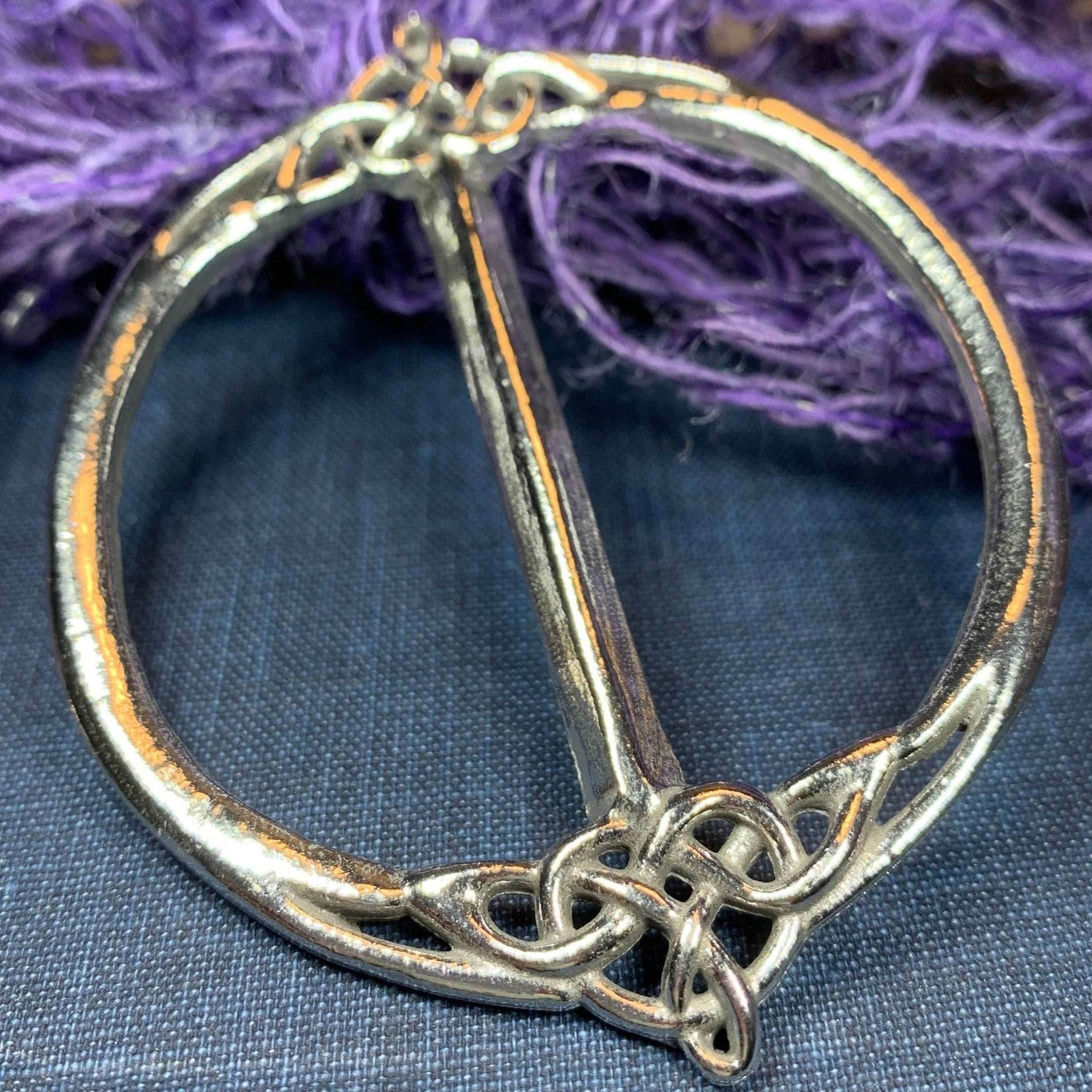Noelle Celtic Knot Scarf Ring - 