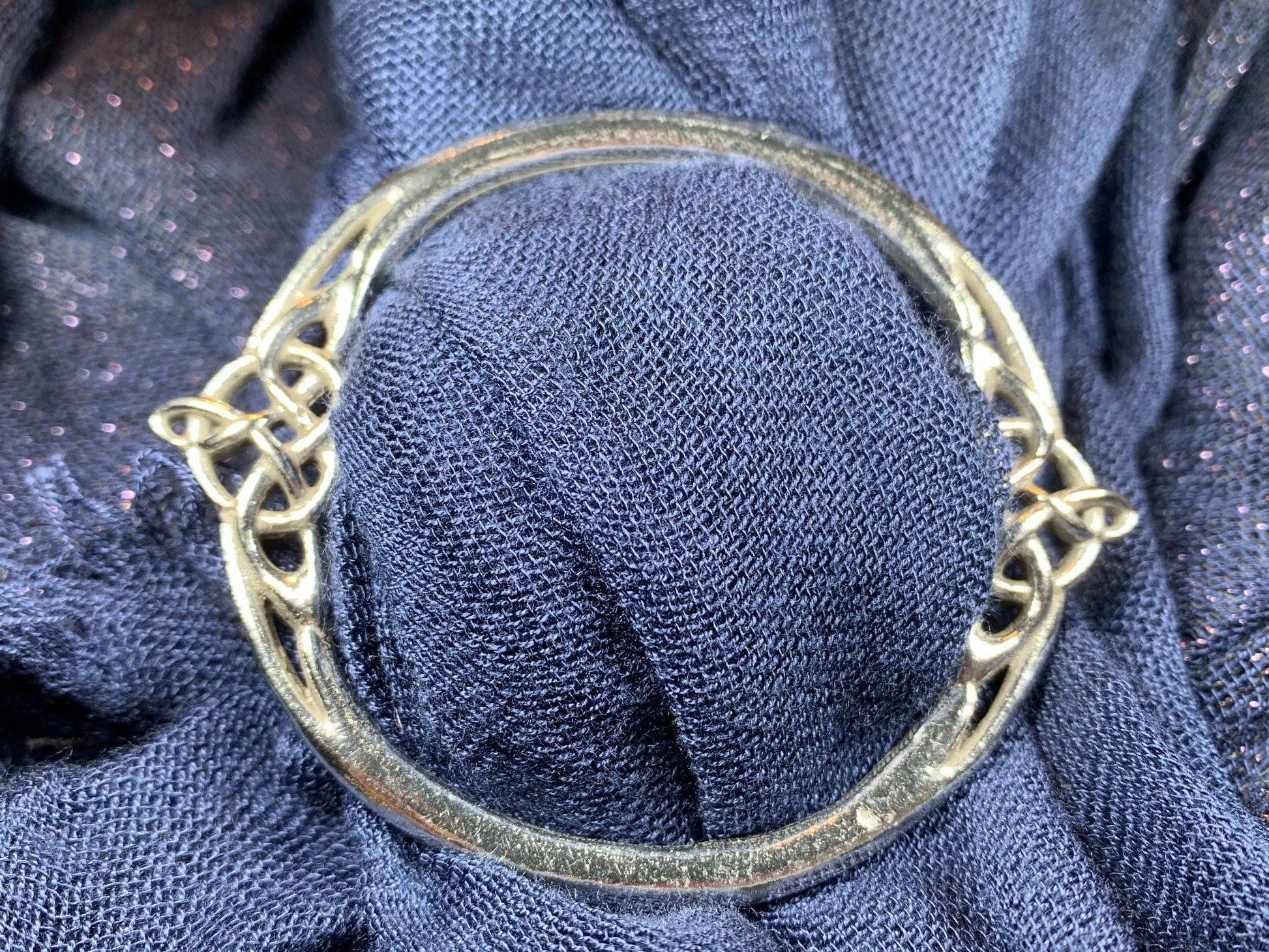 Noelle Celtic Knot Scarf Ring - 