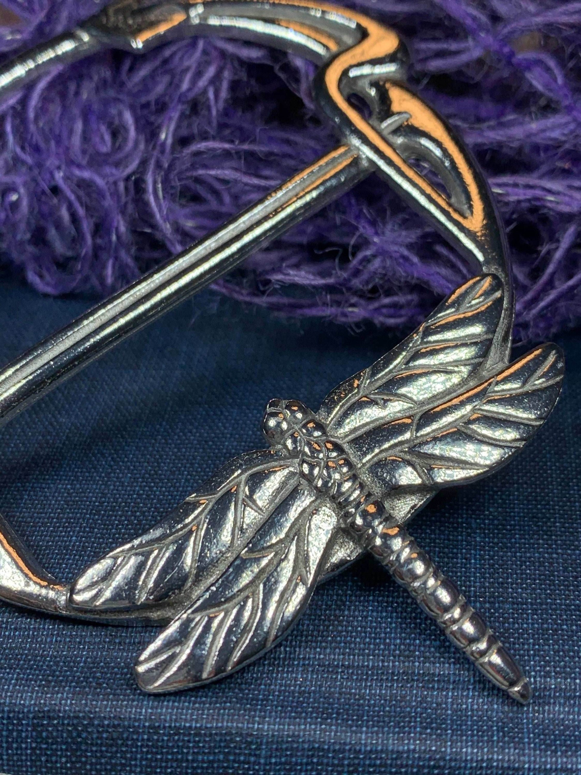 Claire's Dragonfly Scarf Ring - 