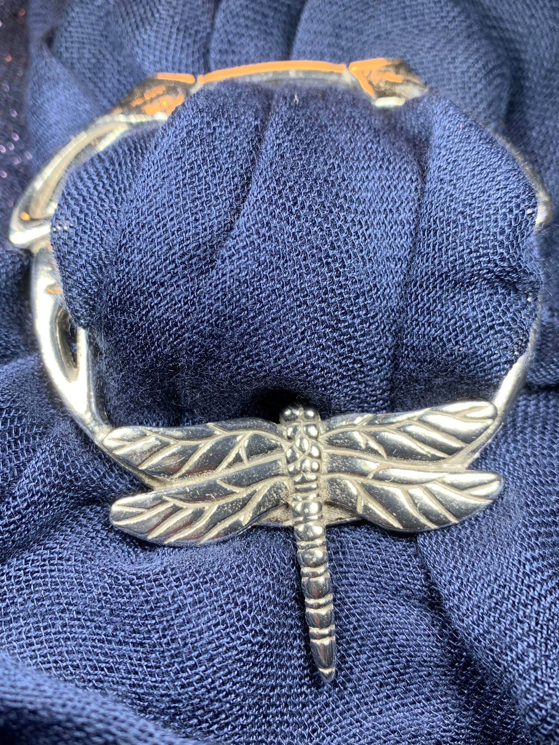 Claire's Dragonfly Scarf Ring - 
