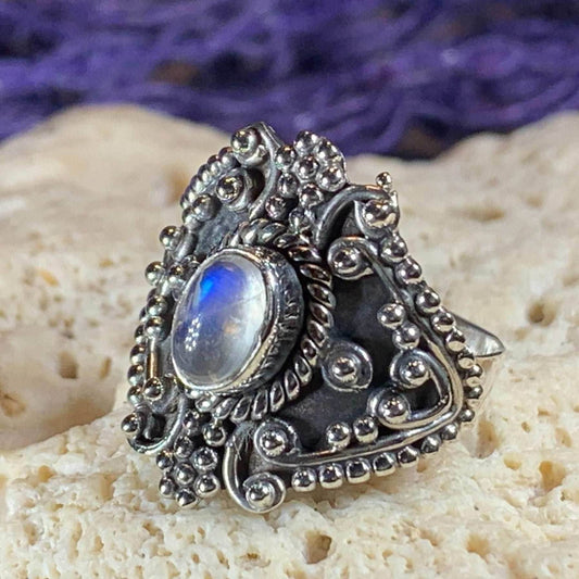 Jannon Celtic Moonstone Ring - 7