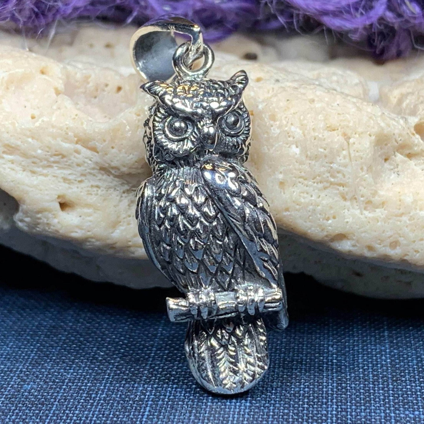 Watchful Owl Necklace - 18