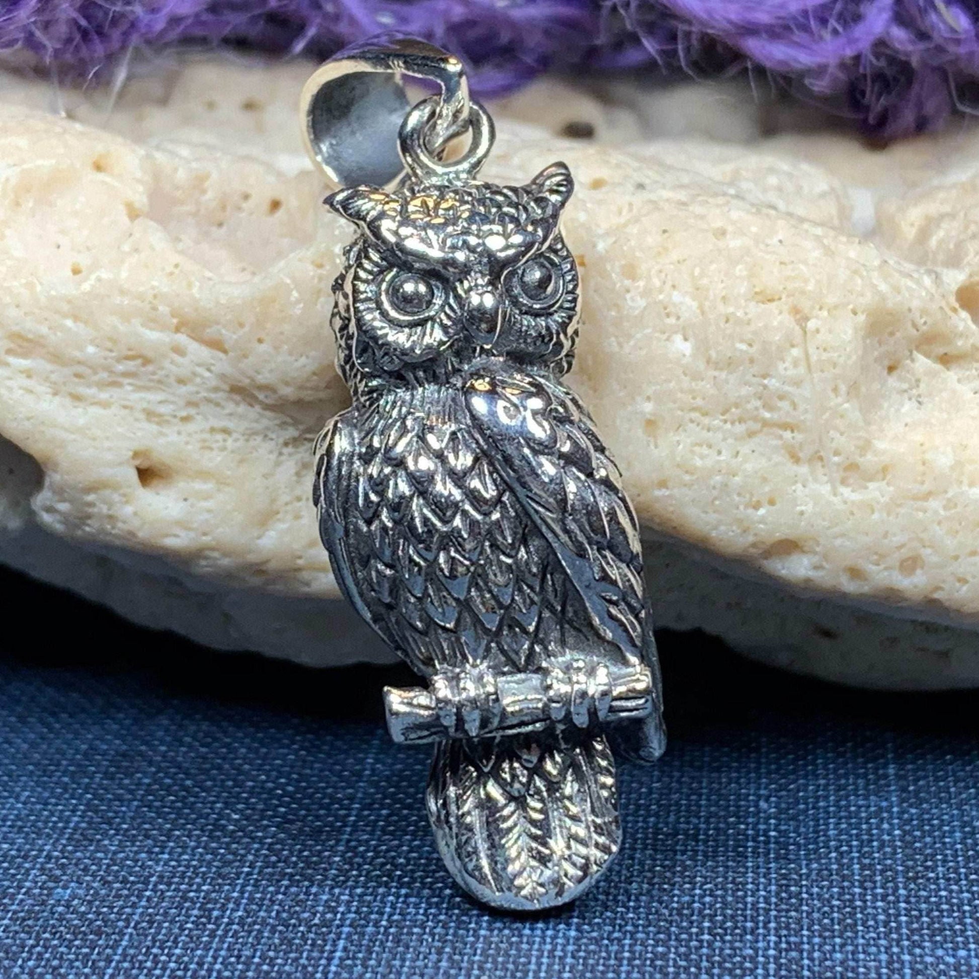 Watchful Owl Necklace - 18