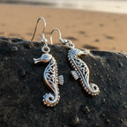 Seadrifter Celtic Seahorse Earrings