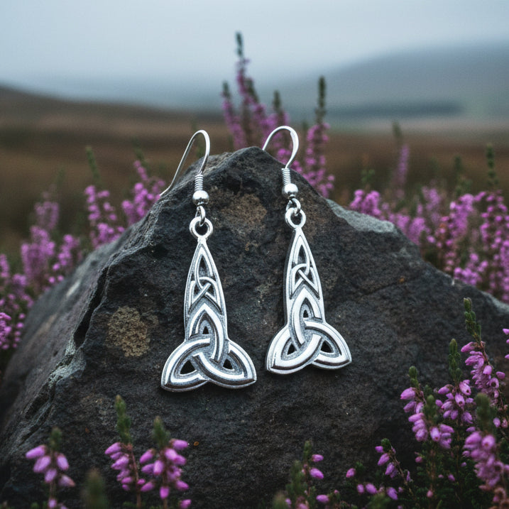 Keelia Trinity Knot Earrings