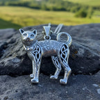 Tabitha Celtic Knot Cat Necklace