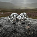 Celtic Triple Moon Ring