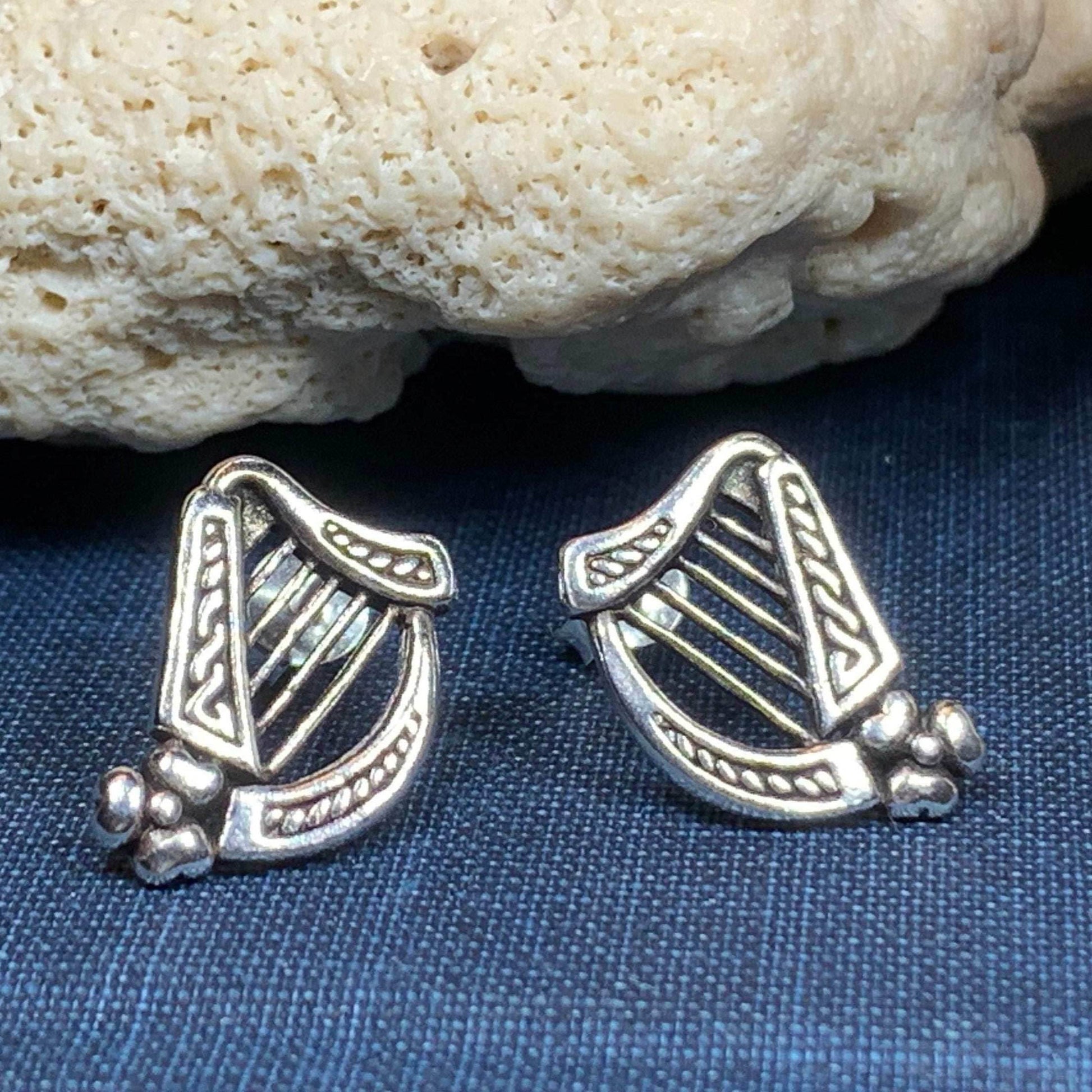 Cian Harp Post Earrings - 