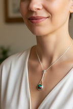 Scottish Raindrop Heathergems Necklace