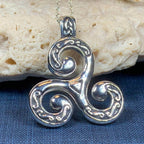 Celtic Triskele Necklace - 18
