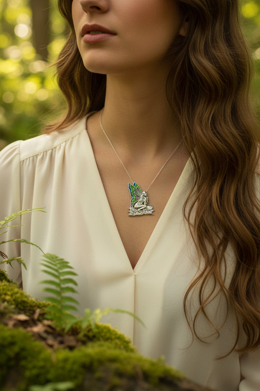 Green Fairy Necklace
