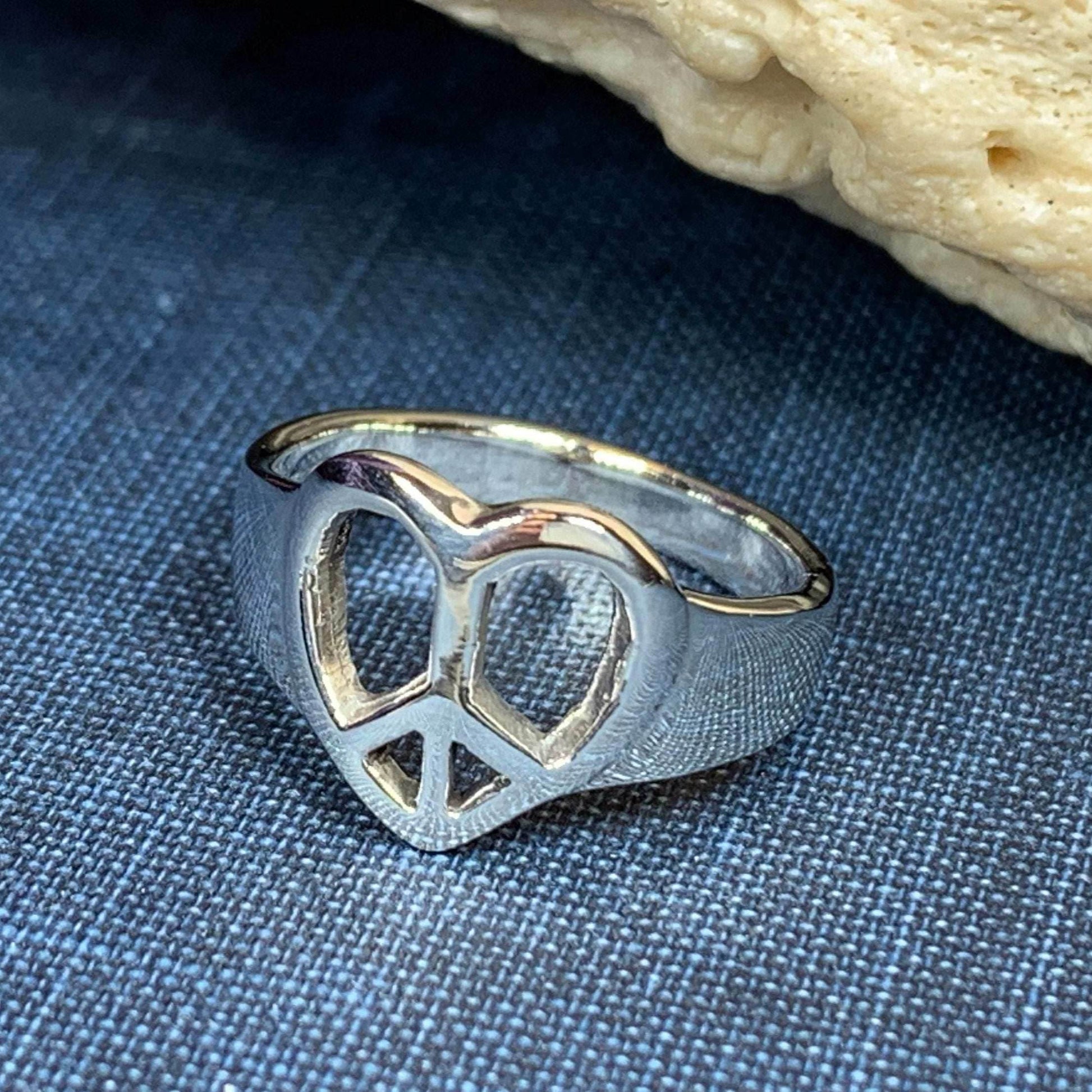 Peace Sign Ring - 6